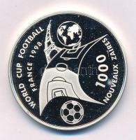 Kongó 1997 (Zaire). 1000Z Ag "FIFA Labdarúgó Világbajnokság 1998" kapszulában T:PP
Congo ...