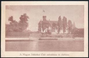 1925.07.4-5. Címzetlen képeslap a Sport sorral bérmentesítve "M.E.SZ. NEMZETKÖZI REGATTA 1925 B...