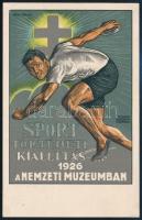 1926.08.21. Címzetlen képeslap "EURÓPA ÚSZÓBAJNOKSÁGAI" alkalmi bélyegzéssel (1.200 pont) ...