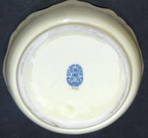 Kézzel festett Zsolnay porcelán hamutál / Zsolnay chinaware ashtray d: 12 cm