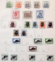 Magyar gyűjteményrész 1916-1923 előnyomott albumlapokon