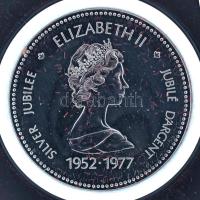 Kanada 1977. 1$ Ag "Ezüstjubileum / II. Erzsébet" kapszulában, eredeti tokban T:UNC
Canad...