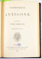 Kolligátum az Olcsó Könyvtár füzetekből, 2 kötet: 

Sophokles: Ajas. Szomorújáték. Görögből ford.,...