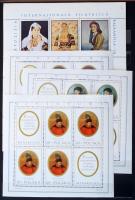 Vegyes motívum tétel, benne sorok, blokkok, összefüggések is, 8 lapos A/4-es berakóban