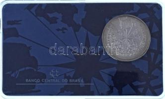 Brazília 1991. 500C Ag "Két világ találkozása" eredeti tokban, tanúsítvánnyal T:UNC fo. (e...