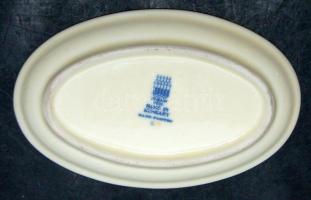Kézzel festett Zsolnay porcelán tálka / Zsolnay chinaware tray 12x7 cm