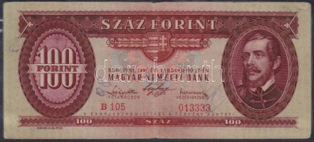 1947. 100Ft T:III laminálva!