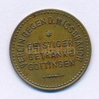 Németország / Göttingen DN "Gut für 1/2 Liter Milch" kétoldalas Cu tejbárca T:AU
Germany ...