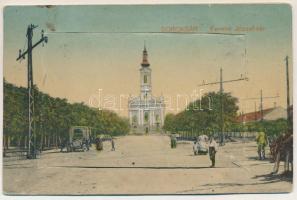 1923 Budapest XXIII. Soroksár, Ferenc József tér. leporellólap 10 képpel, Hangya szövetkezet kiadása (fa)