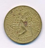 Csehszlovákia 1934. "A körmöcbányai bányászat újjáélesztése 1934" kétoldalas bronz emlékér...