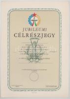 1970. "Szövetkezeti Jubileumi Célrészjegy" kitöltetlen T:AU