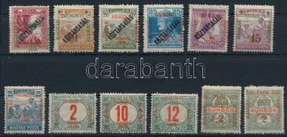 Szeged 1919 12 klf bélyeg Bodor vizsgálójellel (27.450)