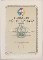 1970. "Szövetkezeti Jubileumi Célrészjegy" kitöltetlen T:AU
