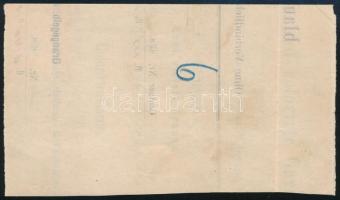 1871 Nyomtatvány darab Kőnyomat narancssárga 2kr bérmentesítéssel (80.000)