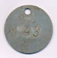 DN Lovas Al bárca, hátoldalon "M43" sorszámmal T:VF,F