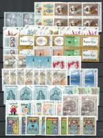1989-1993 MINTA bélyegek összeállítása, benne kb. 131 db bélyeg és 4 db blokk, kétoldalas A4-es bera...