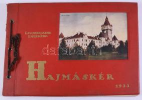1933 Hajmáskér, "Legjobbjaink emlékére", a hajmáskéri tüzérségi kiképző laktanya albuma, e...