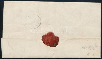 1864.05.25. Levél 5kr bérmentesítéssel "ABRUDBÁNYA" - "ZA(LATHNA)" (6.000)