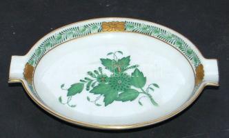 Kézzel festett Herendi porcelán hamutál / Herendi chinaware ashtray 14x9 cm