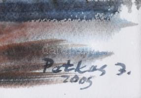 Olvashatatlan jelzéssel: Csendélet. Akvarell, papír. Dekoratív, üvegezett fakeretben. 50x37,5 cm