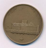 Lapis András (1942-) DN "Gyulai Várszínház" kétoldalas bronz emlékérem (42,5mm) T:AU