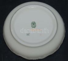Kézzel festett zsolnay porcelán tálka / Zsolnay chinaware tray d: 12cm