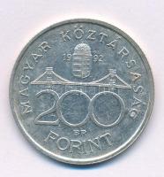 1992. 200Ft Ag "MNB" kapszulában T:AU,XF  Adamo F13