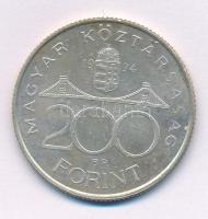 1994. 200Ft Ag "Deák" T:AU,XF  Adamo F13.1