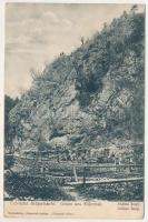 1907 Stájerlak, Steierlak, Stájerlakanina, Steierdorf, Anina; Judina hegy. Hollschütz kiadása / Judina Berg / mountain (EK)