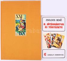 2 darab kártyázással kapcsolatos könyv, A játékkártya és története, Játékkártyák. Jó állapotban.