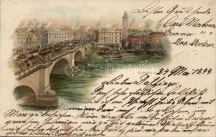 1899 London bridge litho