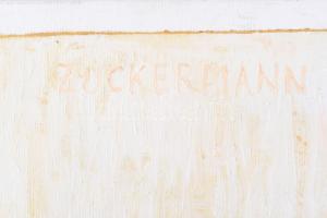 Für Emil (1967-): Zuckermann, 1999. Olaj, vászon, jelzett. 40×30 cm