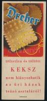 Dreher keksz számolócédula