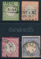 Deutsches Reich 1872 Mi 7-10 (Mi EUR 610.-)