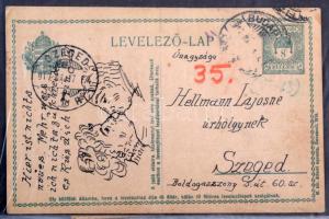 1871-1950 40 db használatlan és futott magyar díjjegyes levelezőlap, levél berakóban