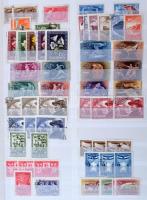 1943-2009 Jó minőségű magyar rendező többletpéldányokkal, blokkokkal A4-es 32 lapos Lindner berakóba...