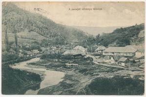 1922 Parajd, Praid; Sóbánya látképe. Raab Lajos kiadása / salt mine (EB)