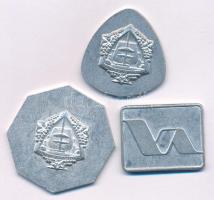 1960-1980 k. "Miskolci Vendéglátóipari Vállalat - Étkezés" kétoldalas Al élelmiszerbárca (...