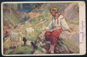 1917 Tábori posta képeslap "Elektro-Kompagnie Nr.3"