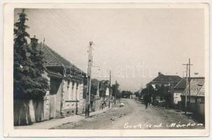 1944 Csíkszentmárton, Sanmartin; utca / street view. Gáll Béla (Tusnád) photo (EK)
