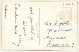 1944 Csíkszentmárton, Sanmartin; utca / street view. Gáll Béla (Tusnád) photo (EK)