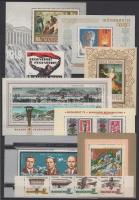 60 db blokk és kisív + 5 db csík 1969-től, 4 db A/4-es berakólapon