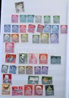 Német tétel, benne kb 1.900 db bélyeg 32 fehér lapos A4-es berakóban