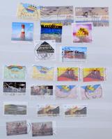 Német tétel, benne kb 1.900 db bélyeg 32 fehér lapos A4-es berakóban