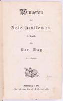 Karl May: Winnetou I-IV. köt. Rote Gentleman (Német nyelven). Freiburg, évszám nincs, Friedrich Erns...