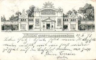 1898 Vienna Urania exhibition hall litho (EK)