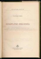 Tamaskó Ödön: Zempléni hegység. Magyar tájak. Bp., 1958, Bibliotheca, 113+[3] p.+ 35 (fekete-fehér f...