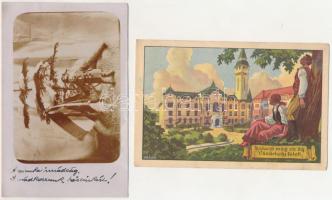 5 db RÉGI magyar képeslap / 5 pre-1945 Hungarian postcards