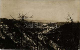 Úzvölgye, Valea Uzului; Úz völgy / WWI K.u.K. military, valley. photo (fl)