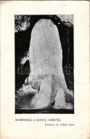 1935 Dobsina, Dobschau; Dobsinai jégbarlang, belső, gleccser a nagyteremben / Eishöhle Dobsina / Dobsinská ladová jaskyna, Ladovec ve velkej sieni / ice cave, interior (EB)